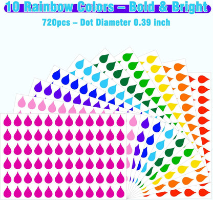 Color Arrow Sticky Tabs for Books - 600pcs Writable Index Labels for Precise Marking and Easy Page Location