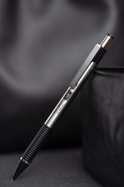 Zebra Pen, M-301 Mechanical Pencil, 0.7mm Point, Stainless Steel Barrel, Textured Grip, Smooth Writing Performance, Refillable, STEEL Series, 2-Count, (54312)