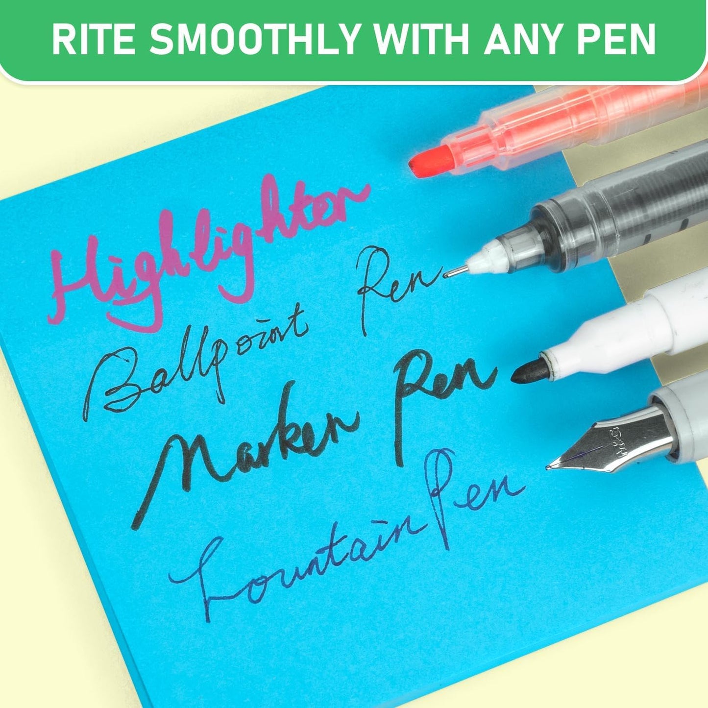 Sticky Notes 3x3 Inch (48 Pads) Bright Colors Self-Stick Memo Pads, Thick Paper Easy to Stick & Remove