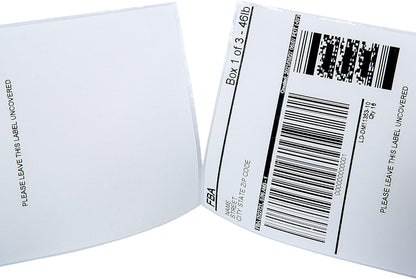 L LIKED 200 4x6 Thermal Labels Fanfold, Direct Thermal Shipping Labels - Perforated and Strong Adhesive