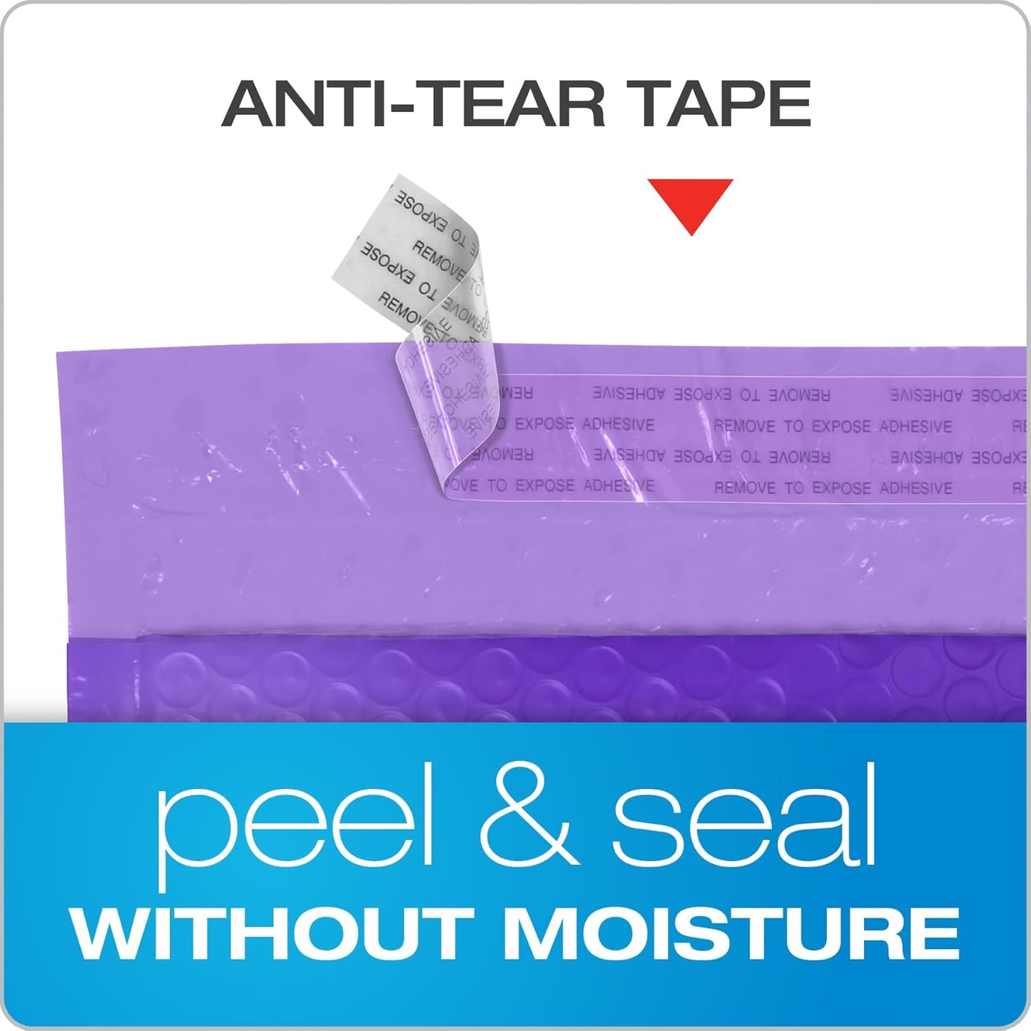 Quality Park Bubble Mailers, 8.5 x 11 Shipping Envelopes, Water Resistant White Poly Padded Envelopes, Redi-Strip Peel Off Closure, 25/Box (QUA85859)