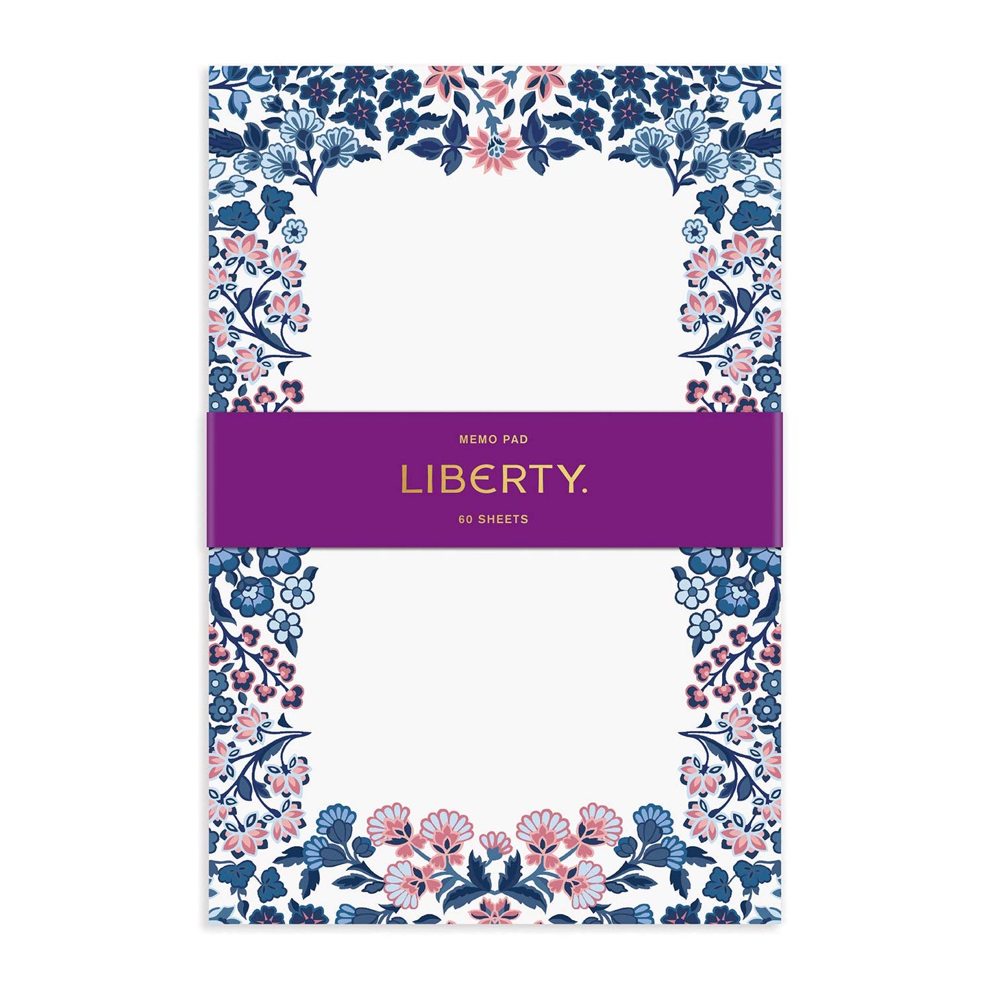 Galison Liberty Tanjore Gardens Memo Pad from Galison - Message Note Pad with Unique Floral Print, Includes 60 Sheets of the Same Design, 6" x 9", Beautiful Edition to Any Home or Office