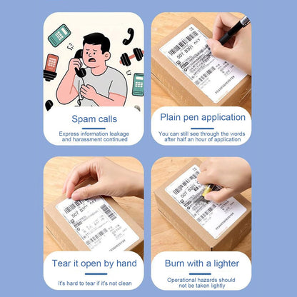 Thermal Paper Eraser For Receipts 100ml Quick-Dry Precision Brush Data Removal Liquid Privacy Protection Pen Obfuscates Personal Details For Apartment Dorm Home Business Travel