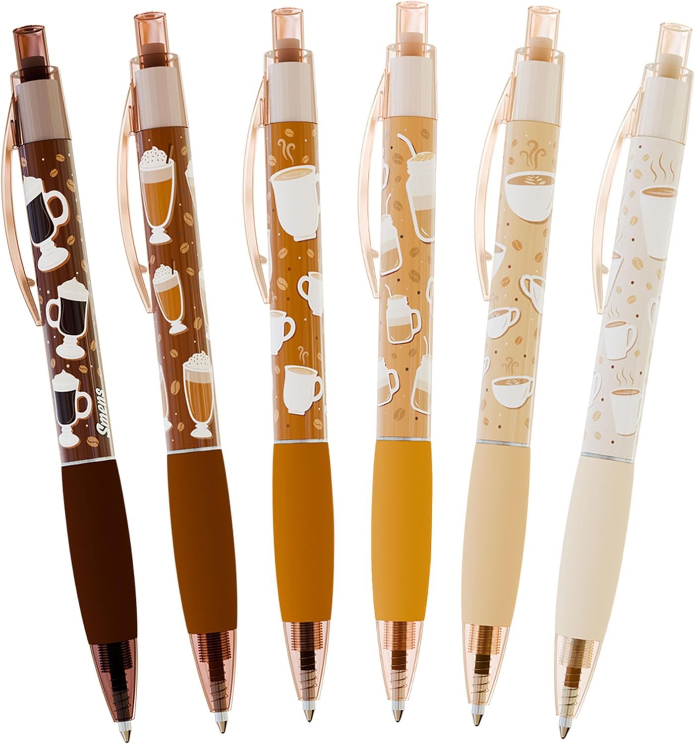 Glitter Gel Smens - Patented Gourmet Scented Colored Glitter Gel Ink Pens, Medium Point, 8 Count - Fun, Cute, Cool, Smelly Pens for Kids