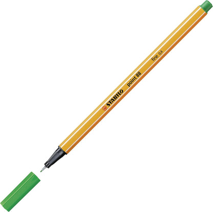 Fineliner - STABILO Point 88 - Pack of 10 - Red