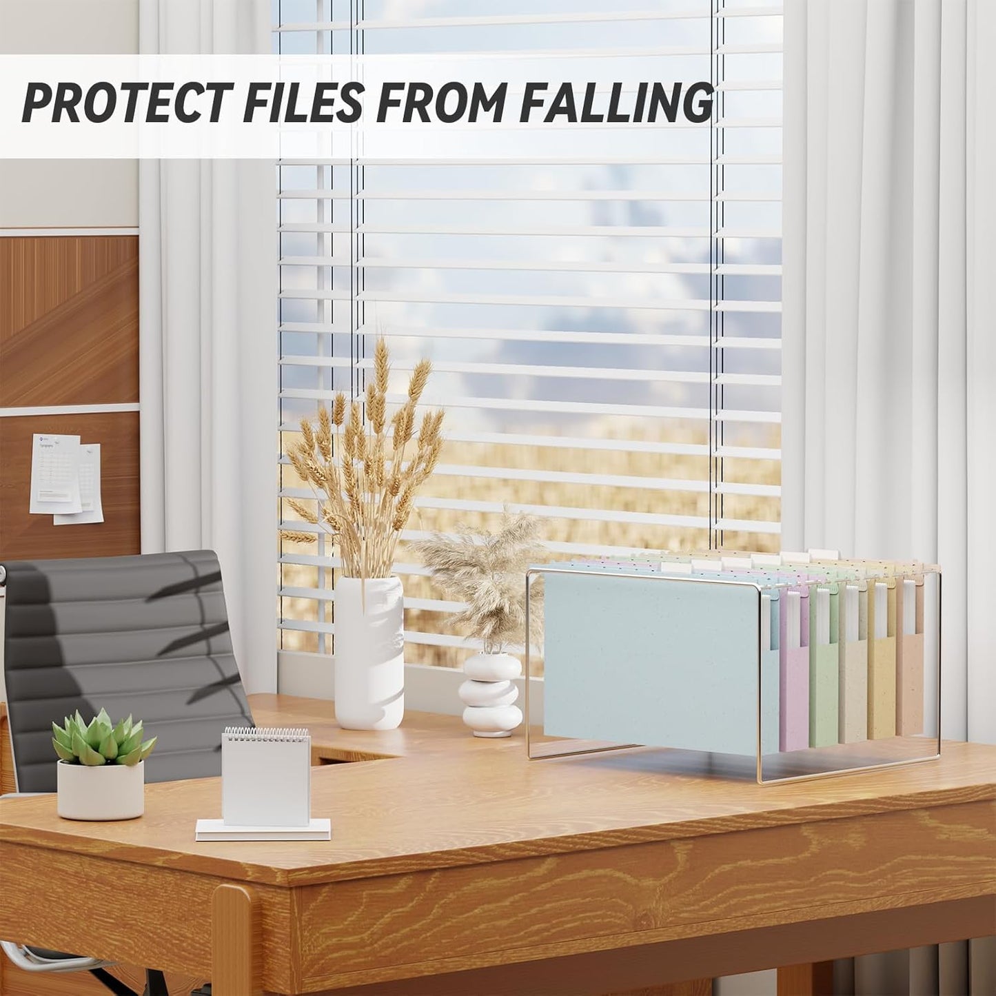 XINGIA Legal Size Hanging File Folders Extra Capacity,1'' Expansion Hanging Folders for Filing Cabinet,12 Pack Wheat Straw File Folders Hanging with Tabs,Pastel Hanging File Organizer for Office
