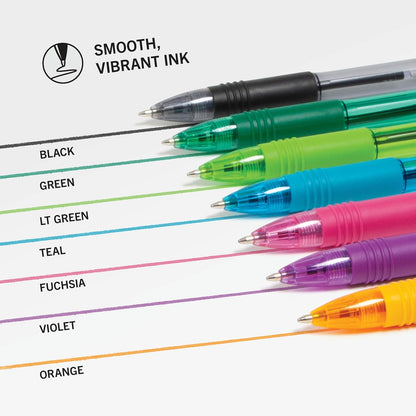 Zebra Pen Z-Grip Retractable Ballpoint Pen, Smooth-Flowing Black Ink, 1.0mm Medium Point, School & Office Supplies, Ideal for Note-Taking, Journal and Planner Use, 18-Pack (22218)