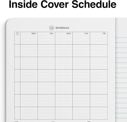 STAPLES Composition Notebook, 9.75” x 7.5”, College Ruled, 100 Sheets, Assorted Colors, 48/Carton