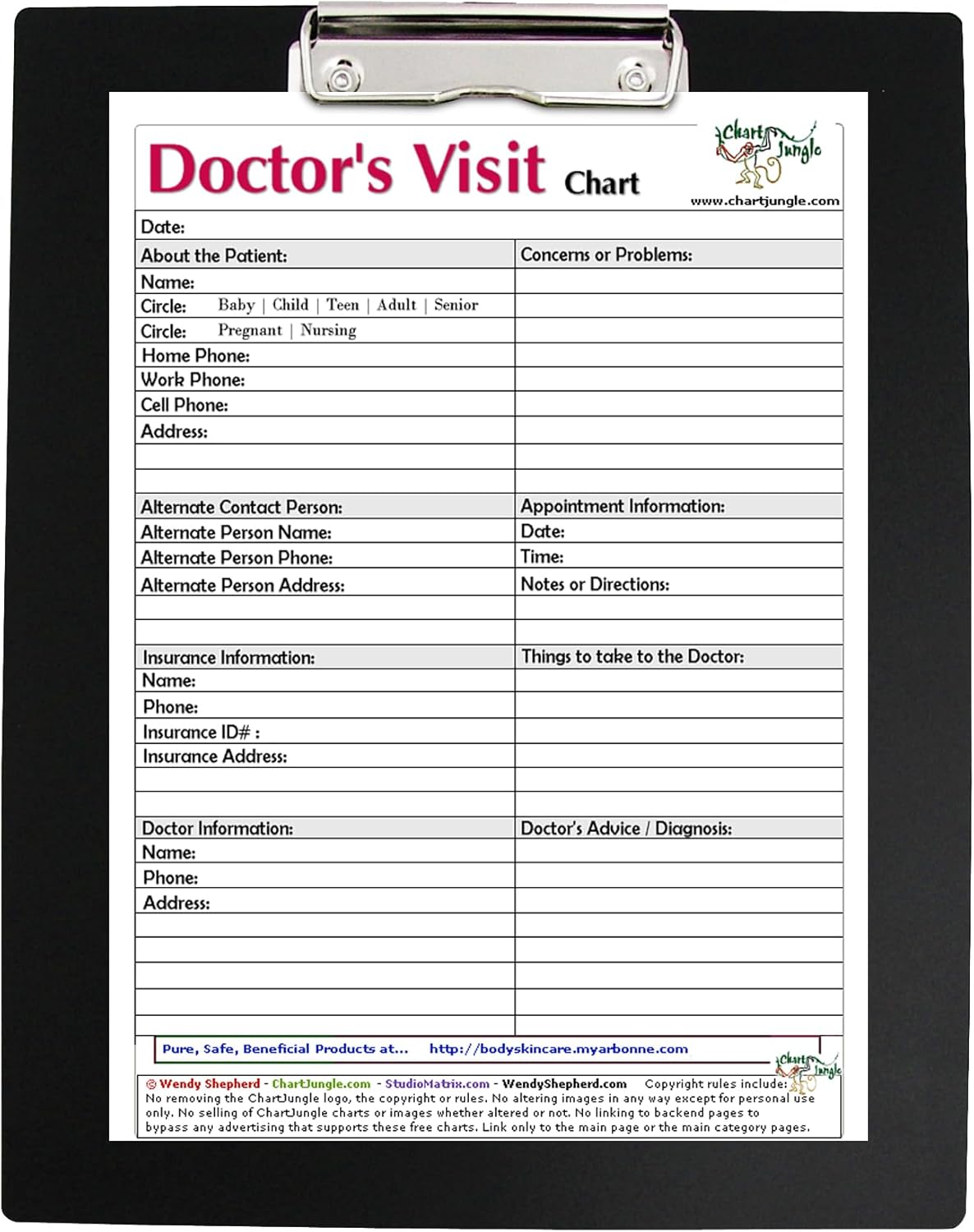 C-Line Clipboard Folder, Letter Size, Holds up to 75 Sheets, 1 Clipboard, Black (30601)