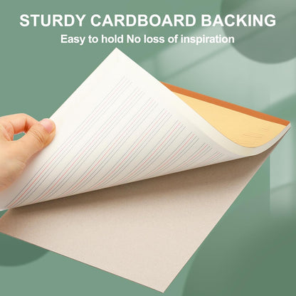 M&G 7x10 Note Pads, 6 Pack B5 Legal Pads 70 Sheets Notepads Writing Pad College Ruled Lined Memo Paper Tablet for Work Writing Note Taking