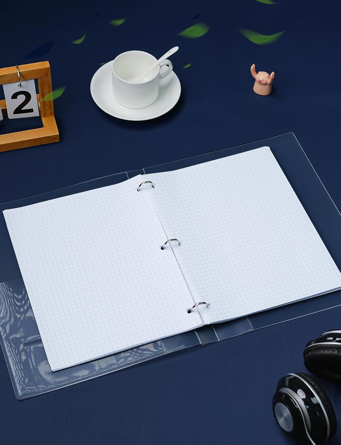 Loose Leaf Paper, 300 Sheets Filler Notebook Paper, 3-Hole Punched Binder Papers 8-1/2 x 11 In, Wide Ruled Lined Paper 8.5 x 11 for 3 Ring Binder, White, 3 Pack, 100 Sheets/Pad