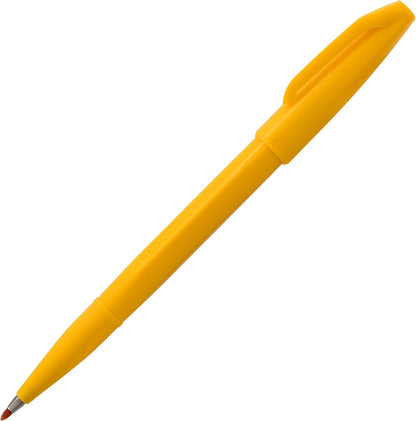 Pentel Sign Pen, Fiber-Tipped, Black Ink (S520-A), Box of 12