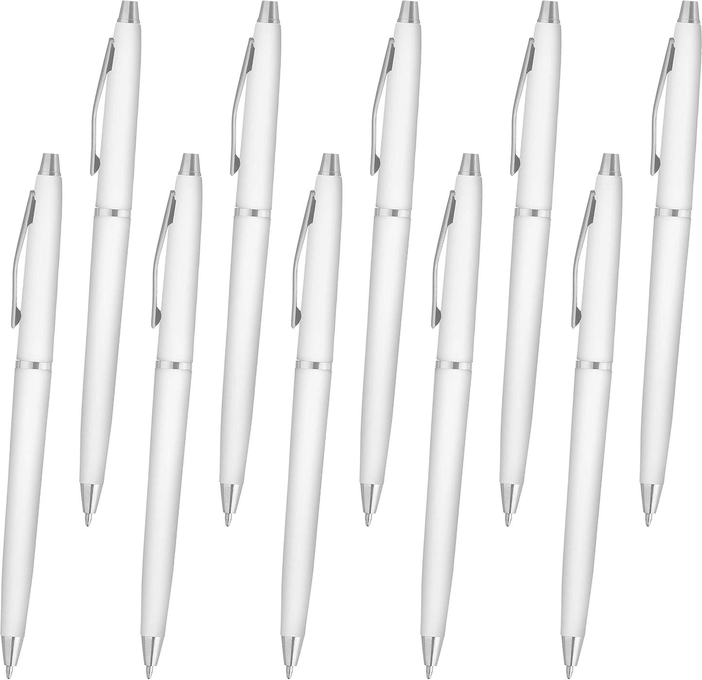 Personalized Langham Ballpoint Pens, Set of 10/50/100 by DISCOUNT PROMOS - Black Ink, Great for Office, Business, Tradeshows - Black