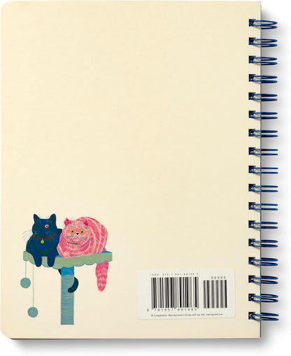 Compendium Spiral Notebook – Expect the Best Things to Happen Today – A Designer Spiral Notebook with 192 Lined Pages, College Ruled, 7.0" W x 9.25" H