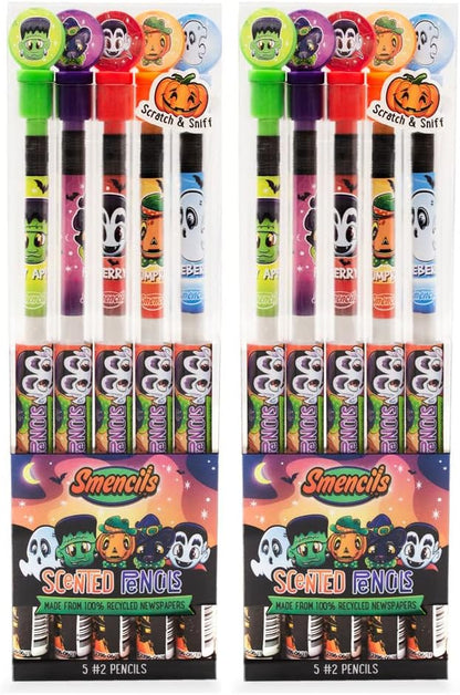Spring Smencils - HB #2 Scented Pencils, 5 Count, Gifts for Kids, School Supplies, Classroom Rewards, Easter basket stuffers