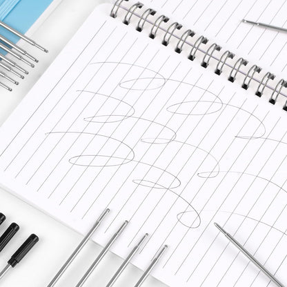 AZUREAL Pen Refills 20P, Replaceable Ballpoint Pen Refills, 1mm Medium Tip, Ink Pen Refills for Twist Pens, Black Ink