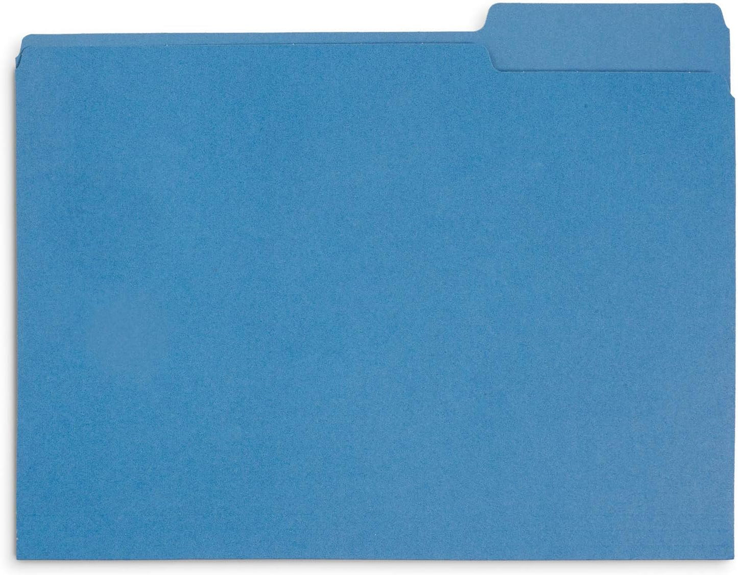 File Folder, 1/3 Cut Tab, Letter Size, Yellow, Great for Organizing and Easy File Storage, 100 Per Box