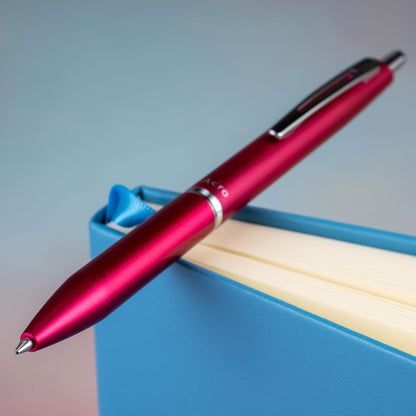 PILOT Acroball 1000 Ultra-Premium Refillable & Retractable Ball Point Pen, Gold Barrel, Fine Point, Black Ink, Single Pen (13662).