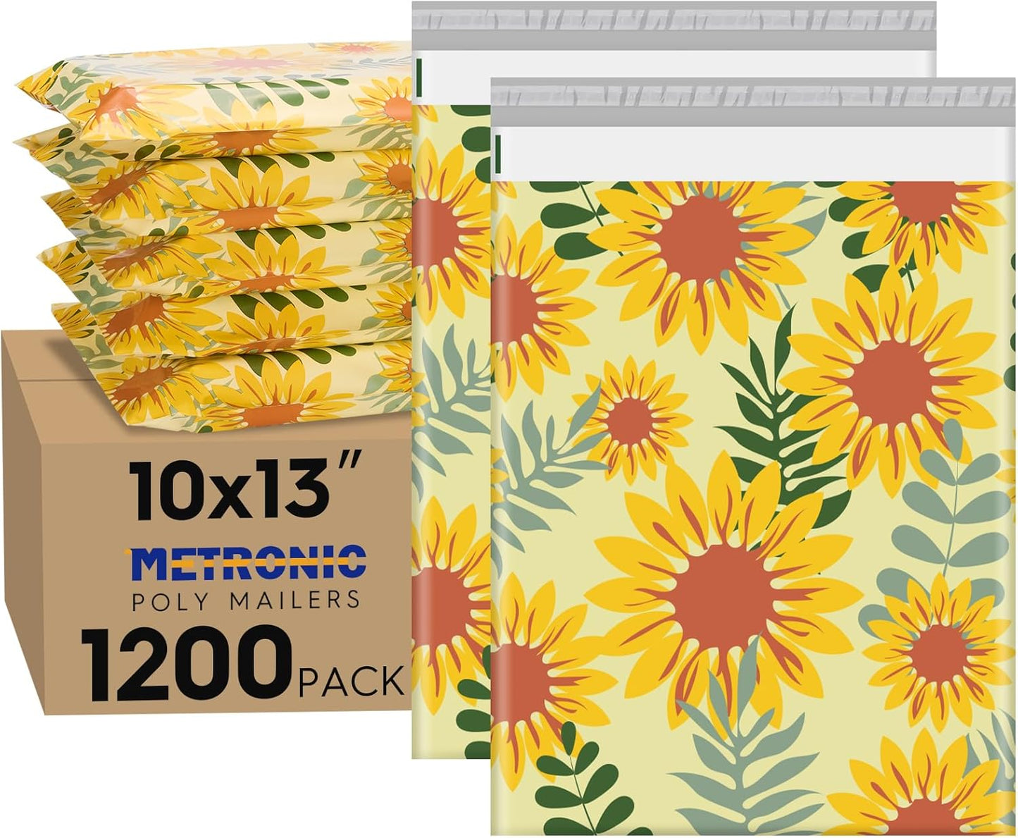 Metronic Cute Poly Mailers 10x13" 50pc Small Shipping Bags, Strong Adhesive Mailers Poly Bags for Business, Waterproof Mailing Envelopes for Packing Shipping Clothes Gifts, Gradient BluePink