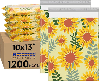 Metronic Cute Poly Mailers 10x13" 50pc Small Shipping Bags, Strong Adhesive Mailers Poly Bags for Business, Waterproof Mailing Envelopes for Packing Shipping Clothes Gifts, Gradient BluePink