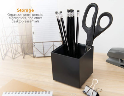 Bostitch Office Konnect Desk Organizer Accessory Tray, Stacks for Desktop Storage, Black