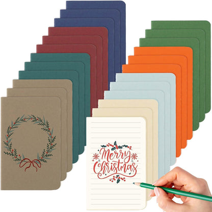 Oucaru 48PCS Pocket Notebook, 3.5" x 5.5", 8 Color, 52 Pages Blank Notebook Mini Notebook Journal, Small Notebook Memo Notepad for Students, Traveler, School Supplies