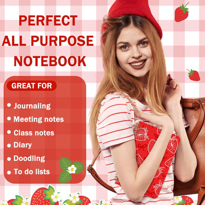 Resurhang 6 Pack A5 Composition Notebook Marble Spiral Notebooks Preppy Cute Aesthetic Hardcover Ruled Composition Books with Ballpoint Pens for School Day Classroom Prize, 5.8 x 8.3 Inch