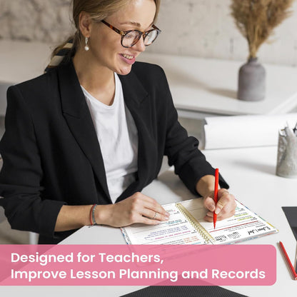 Planner 2026-2027, Academic Year Monthly and Weekly Calendar Planner, Jul 2026 - Jun 2027, Hardcover Teacher Student Planning Agenda book with Tabs, Perfect for School Office Supplies, 6.3" x 8.5" - Wildflowers