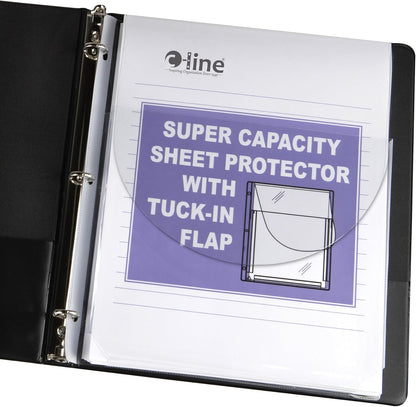 C-Line High Capacity Polypropylene Sheet Protectors, Clear, 50", 11 x 8.5, 25/BX