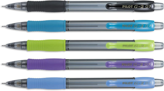 Pilot Mechanical Pencil (31776),Black/ Lime/ Purple/ Turquoise/ Periwinkle,0.7mm