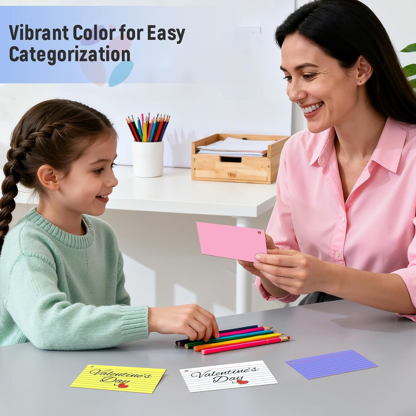 200 Count 3 x 5 Inch Purple Index Cards with Binder Rings, Lined & Blank Study Cards, Thick Cardstock Flash Cards for Students & Teachers, Color-Coded Notecards for School, Home, Work