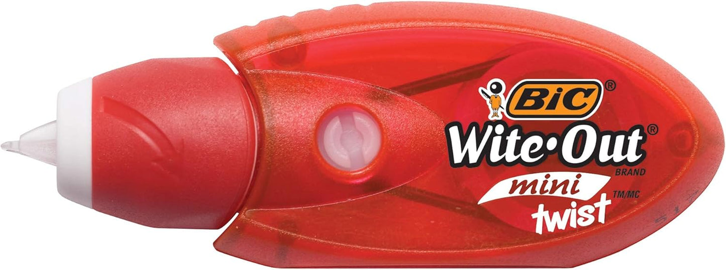 BIC Wite-Out Brand EZ Correct Correction Tape, White, 2-Count