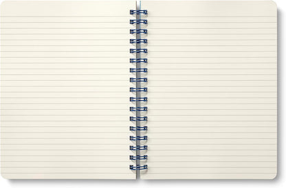 Compendium Spiral Notebook – Expect the Best Things to Happen Today – A Designer Spiral Notebook with 192 Lined Pages, College Ruled, 7.0" W x 9.25" H