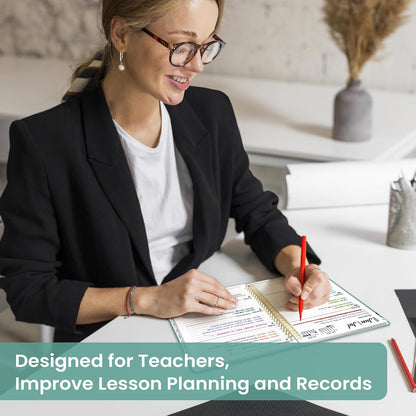 Planner 2026-2027, Academic Year Monthly and Weekly Calendar Planner, Jul 2026 - Jun 2027, Hardcover Teacher Student Planning Agenda book with Tabs, Perfect for School Office Supplies, 6.3" x 8.5" - Wildflowers