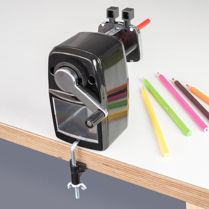 Rapesco 64 Desk Top Pencil Sharpener, Black (R64000B2)