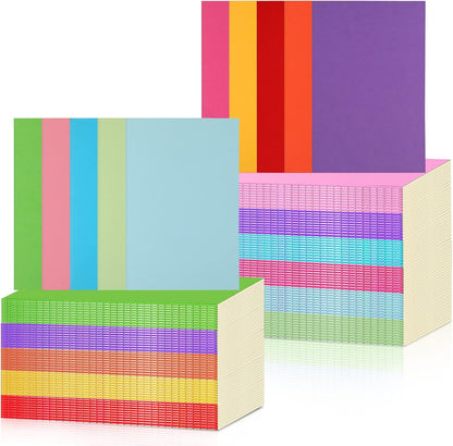 Handepo 100 Pack A5 Composition Notebooks 72 Pages/36 Sheets Ruled Lined Composition Kraft Notebooks Bulk Soft Cover Journals Travel Memo for Students Classroom Office Supplies(a5, Colourful)