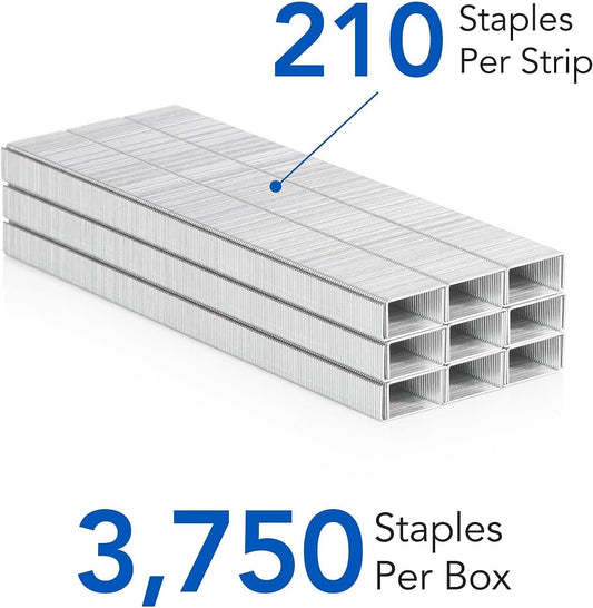 Swingline Staples, 5 Pack, S.F. 4, Premium, 1/4" Length, 210/Strip, 5000/Box (35481)