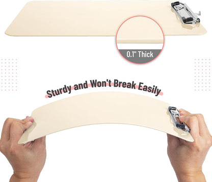 Mr. Pen- Plastic Clipboard, Letter Size, Black, Clipboard Plastic, Low-Profile Metal Clip with Retractable Hanging Hole