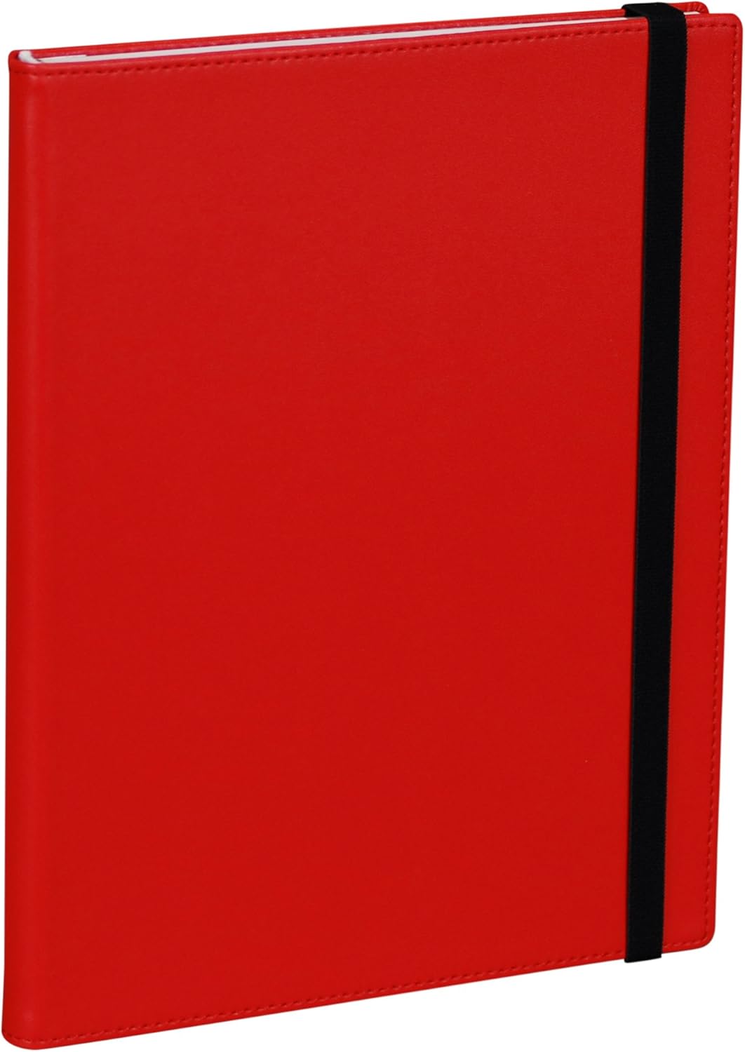 Samsill Large Hardcover Notebook, 240 Lined Notebook Pages, Black, 7.5 x 10 Inch