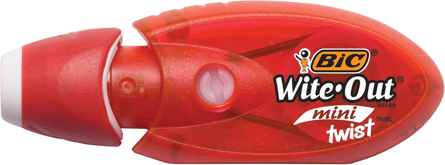 BIC Wite-Out Brand EZ Correct Correction Tape, White, 2-Count