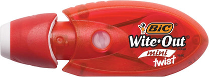 BIC Wite-Out Brand EZ Correct Correction Tape, White, 2-Count