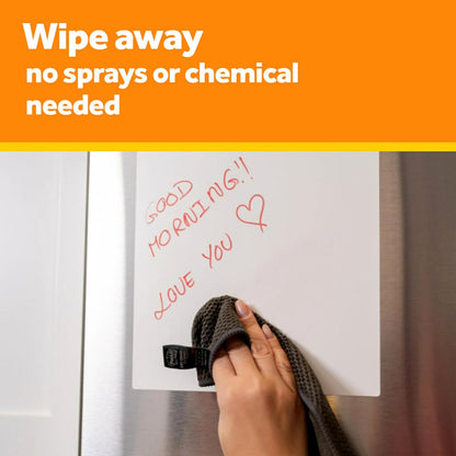 Post-it Dry Erase Sheets, 7 in x 11.3 in, 3 Sheets, Sticks Securely and Removes Cleanly (DEFSHEETS-3PK)