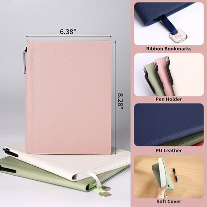 Lined Journal Notebook for Women A5 Softcover Journals for Writing 160 Pages Daily Journaling College Ruled Notebooks for Work School Note Taking, Business 6.38'' X 8.28''