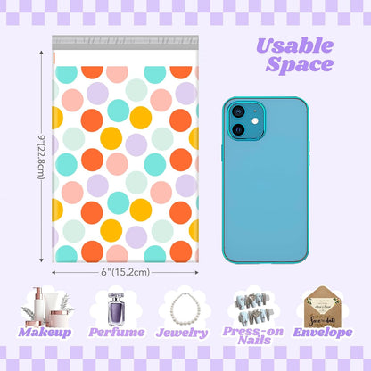 Metronic Cute Poly Mailers 10x13" 50pc Small Shipping Bags, Strong Adhesive Mailers Poly Bags for Business, Waterproof Mailing Envelopes for Packing Shipping Clothes Gifts, Gradient BluePink