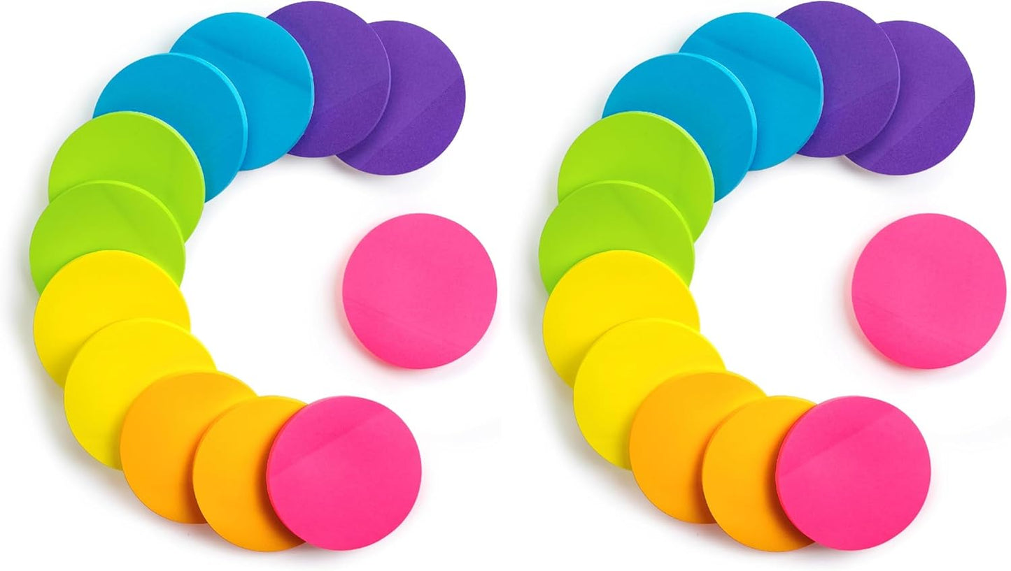Mr. Pen- Round Sticky Notes, 2.8" Diameter, 12 Pads, 720 Sheets, Morandi Color, Sticky Notes Bulk, Self-Stick Note Pads, Perfect for Office, School, Home, Study & Organization