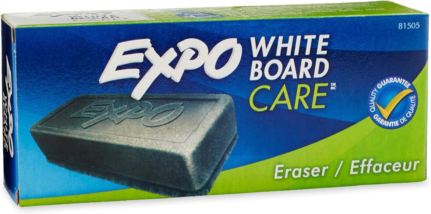 EXPO Dry Erase Soft Pile Block Whiteboard Eraser, 5-1/8 in. x 1-1/2 in. - Whiteboard, Calendar, Organization, Essential Supplies for Office, School, Classroom, Teachers