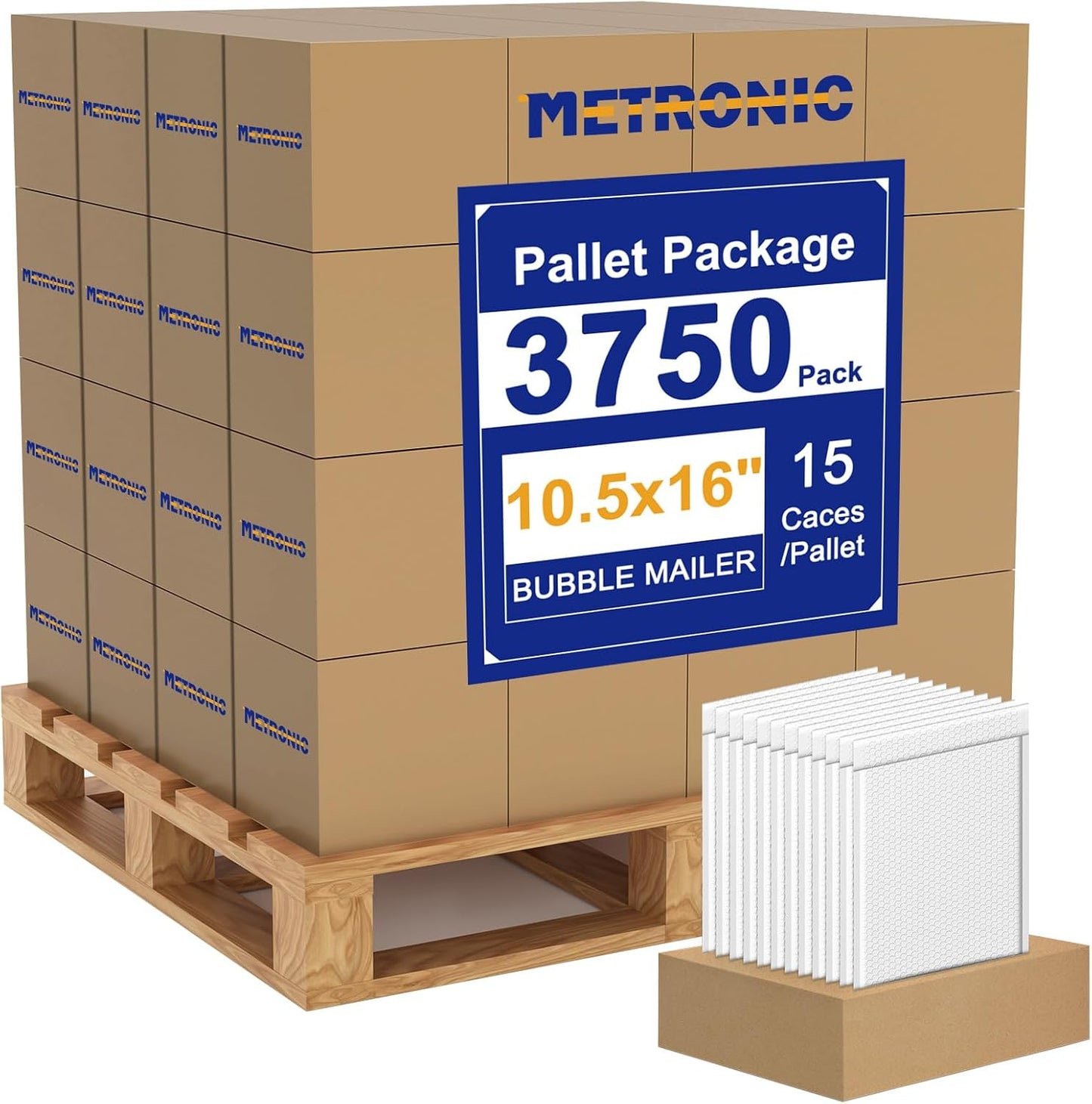 Metronic Bubble Mailers 8.5x12" 40 Pack Black Padded Envelopes Usable Size 8.5 x 11" Strong Adhesion Bubble Envelopes Medium Mailing Envelopes Bubble Padded for Small Business Shipping Books Clothes