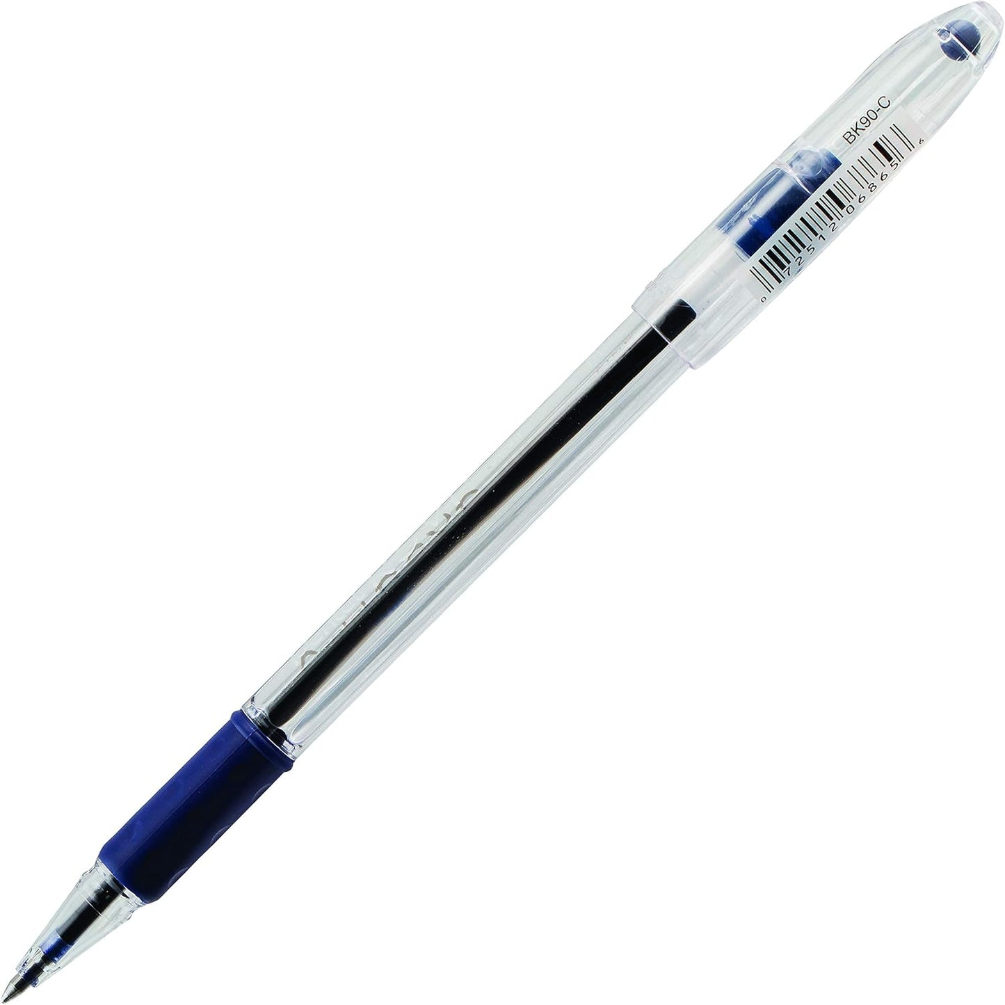 Pentel RSVP Ballpoint Pen, Fine Line, (0.7mm), Black Ink (BK90-A) (Pack of 1, 12 Count Total)