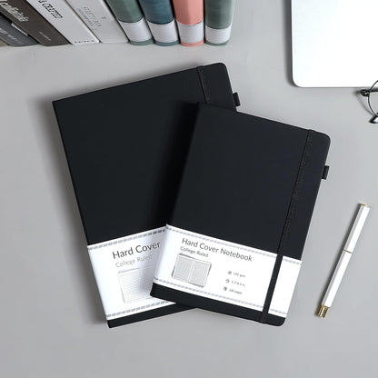 CAGIE Bullet Dotted Journal Notebook 320 Pages 100 GSM Paper Hardcover A5 Dot Grid Notebook Leather Journals for Writing Women Men Work Journaling, Green