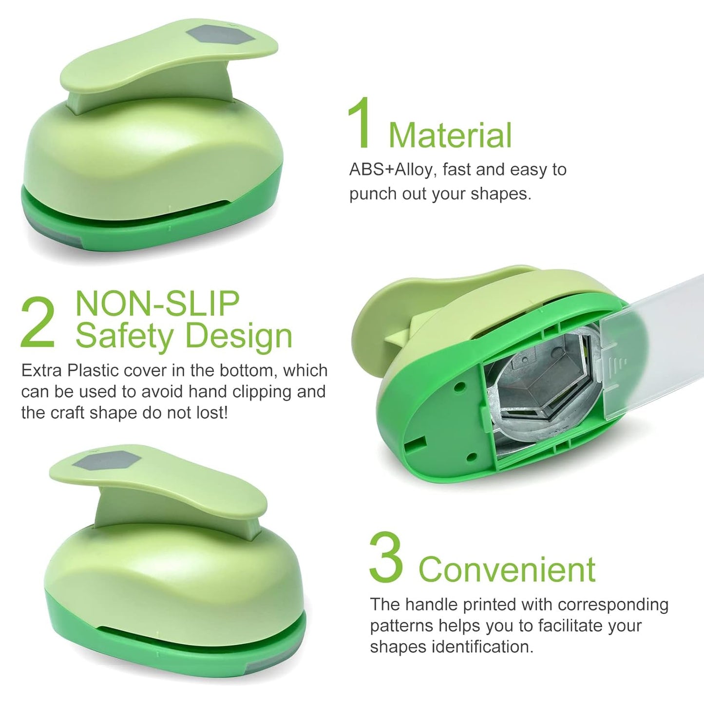 UCEC 2 Inch Circle Punch, Paper Punch, 2 Inch Hole Punch, Circle Hole Punch Cutters for Paper Crafts DIY Handmade Crafting Scrapbook Tools Cards Arts Fun Projects